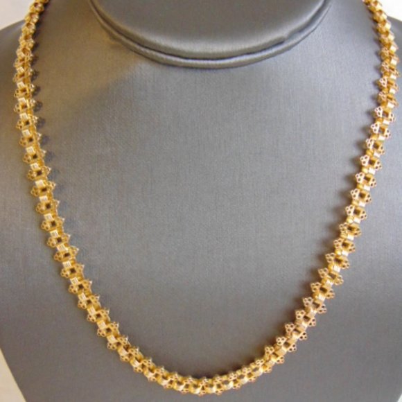 Jewelry - Womens Vintage Estate 14K Yellow Gold 30" Chain Necklace 67.2g E773